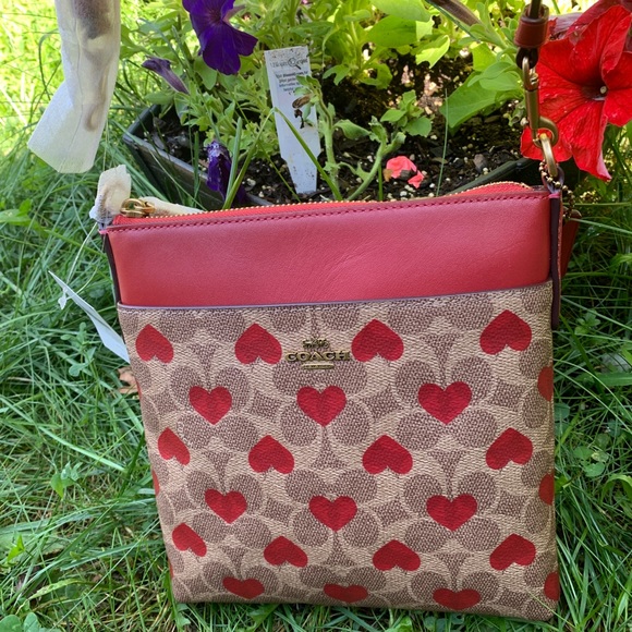 Authentic coach 1941 Coated Signature Canvas/refined calf leather top zip Crosby - Picture 8 of 14